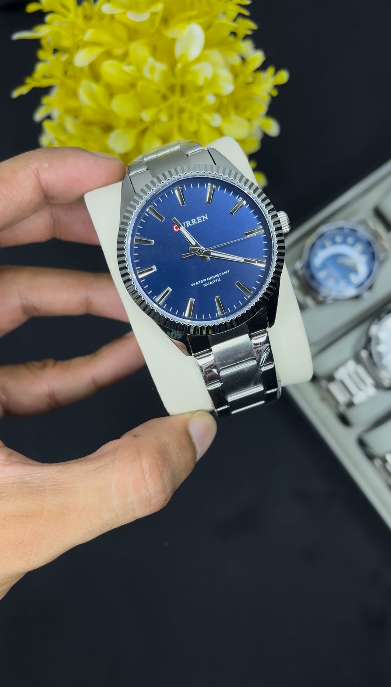 Curren (Silver-Blue)